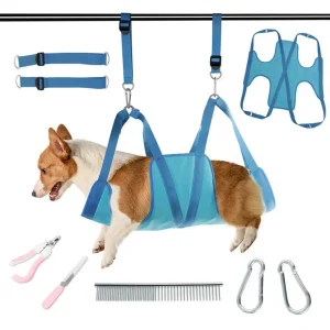 Pet Grooming Hammock Breathable Harness