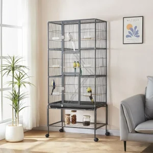 69inch Height Large Metal cage with wheels
