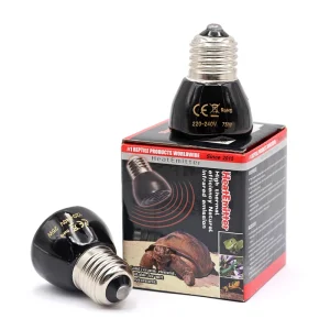 220V Far Infrared Heating Lamp Black Ceramic E27 Pet Warmer Bulb